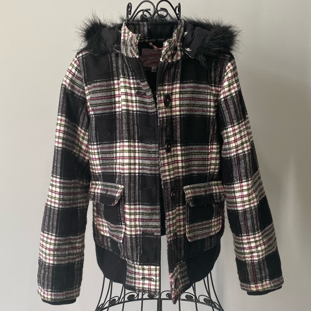 Justice Girl Winter Jacket with Hood Size 16